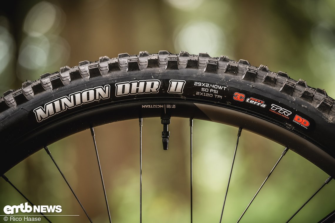 So muss das – MaxxGrip-Mischung an der Front und DD-Karkasse am Heck!