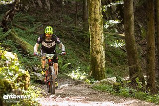 Der Autor gibt sein letztes Hemd im Uphill. Der Autor gibt sein letztes Hemd im Uphill.