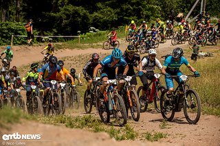 Massenstart in der XC-Wertung Massenstart in der XC-Wertung