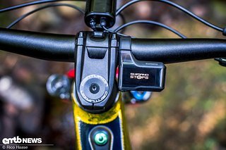 Centurion verbaut am NoPogo das farbige Shimano SC-EM800-Display Centurion verbaut am NoPogo das farbige Shimano SC-EM800-Display