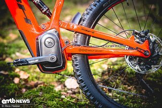Herzstück des Antriebs ist der vertikal platzierte Brose Drive S Mag-Motor Herzstück des Antriebs ist der vertikal platzierte Brose Drive S Mag-Motor