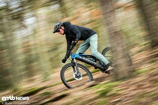 Auch Highspeed macht das Trek E-Caliber eine gute Figur Auch Highspeed macht das Trek E-Caliber eine gute Figur